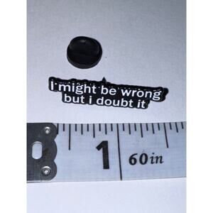 I might be wrong but I doubt it Script Pin Brooch